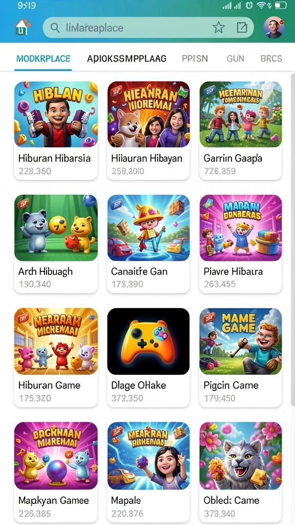 gawang69 - Tampilan antarmuka yang ramah pengguna.
