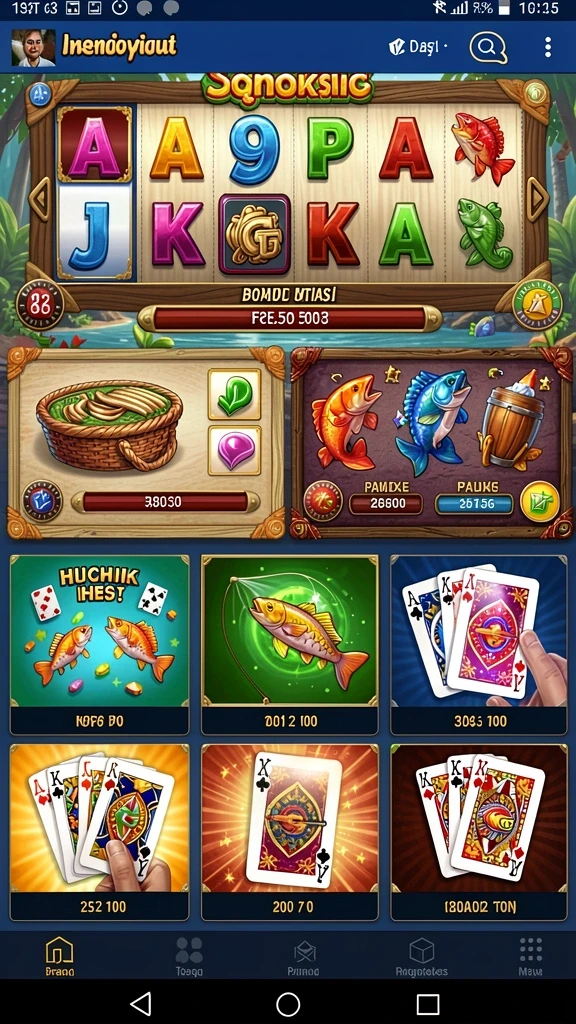 rp6677 - Layar utama game RP6677 yang menawan.